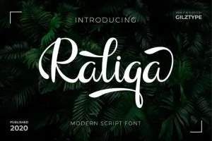Raliqa Calligraphy Font