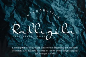 Ralligila Handwritten Font