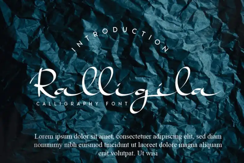 Ralligila Handwritten Font