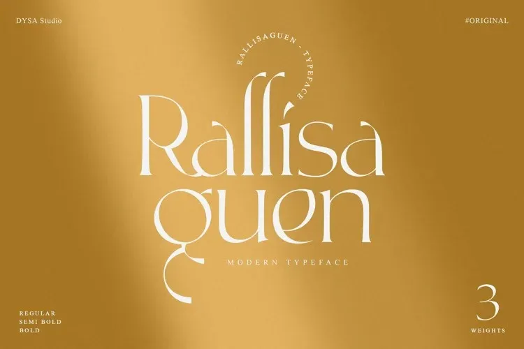 Rallisaguen Font