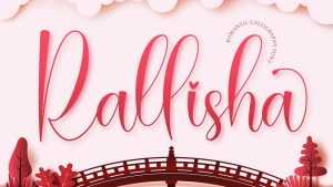 Rallisha Script Font › Fontesk