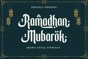 Ramadhan Mubarok Display Font