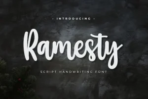 Ramesty Script Font