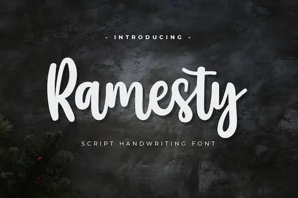 Ramesty Script Font