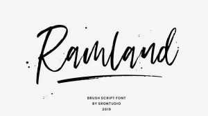 Ramland Script Font › Fontesk