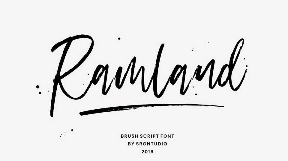 Ramland Script Font › Fontesk