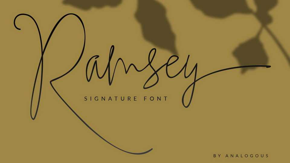 Ramsey Font › Fontesk