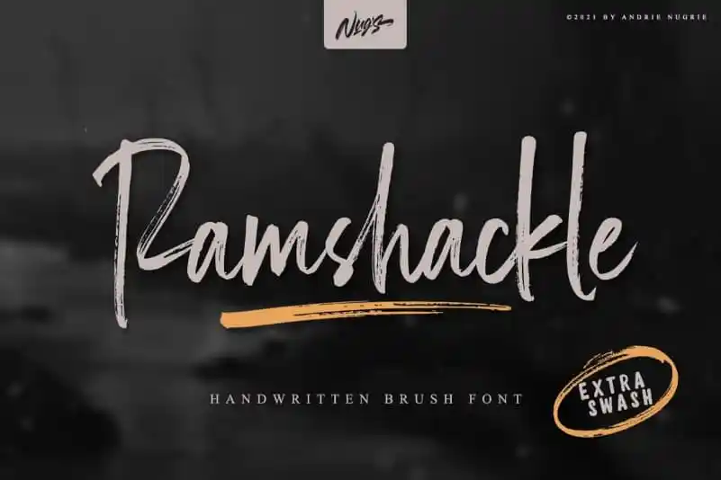 Ramshackle Brush Font