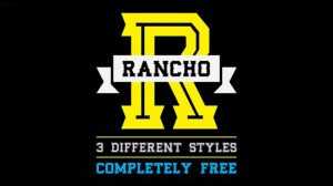 Rancho Font Family › Fontesk