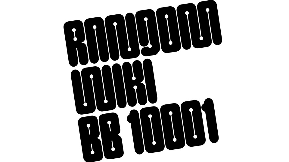 RandomWiki BB 10001 Font › Fontesk