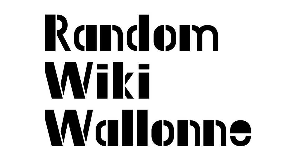 RandomWiki Wallonne Font › Fontesk