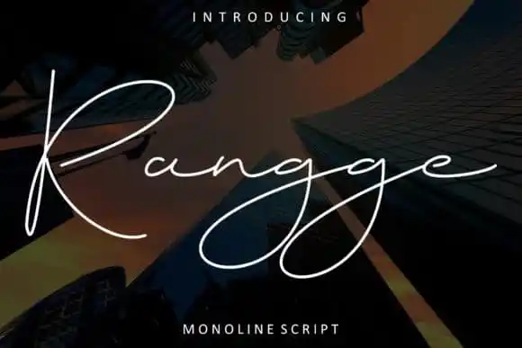 Rangge Handwritten Font