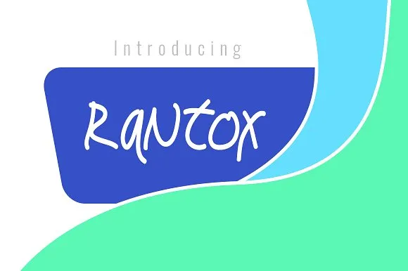 Rantox Typeface