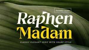 Raphen Madam Font › Fontesk