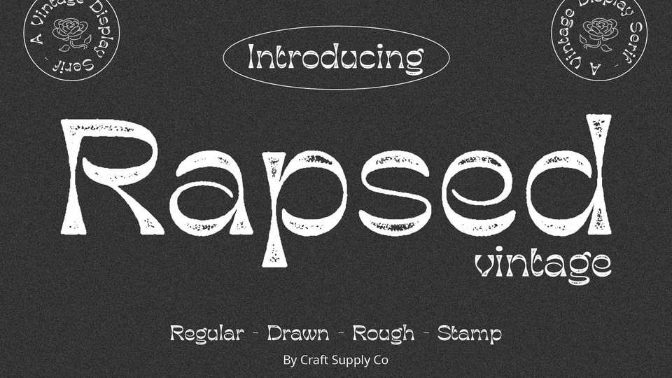 Rapsed Vintage Font › Fontesk