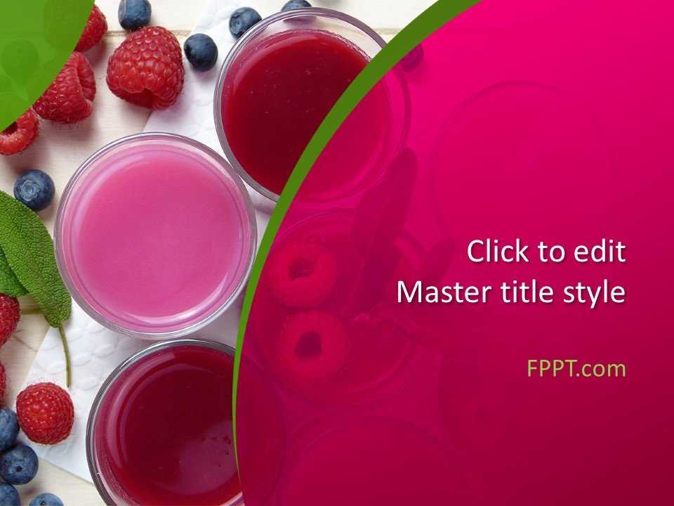 Raspberry PowerPoint Template
