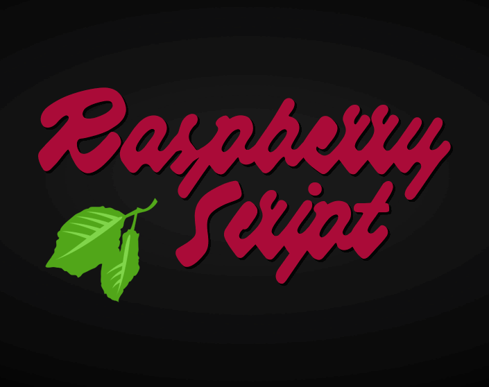 Raspberry Script Font