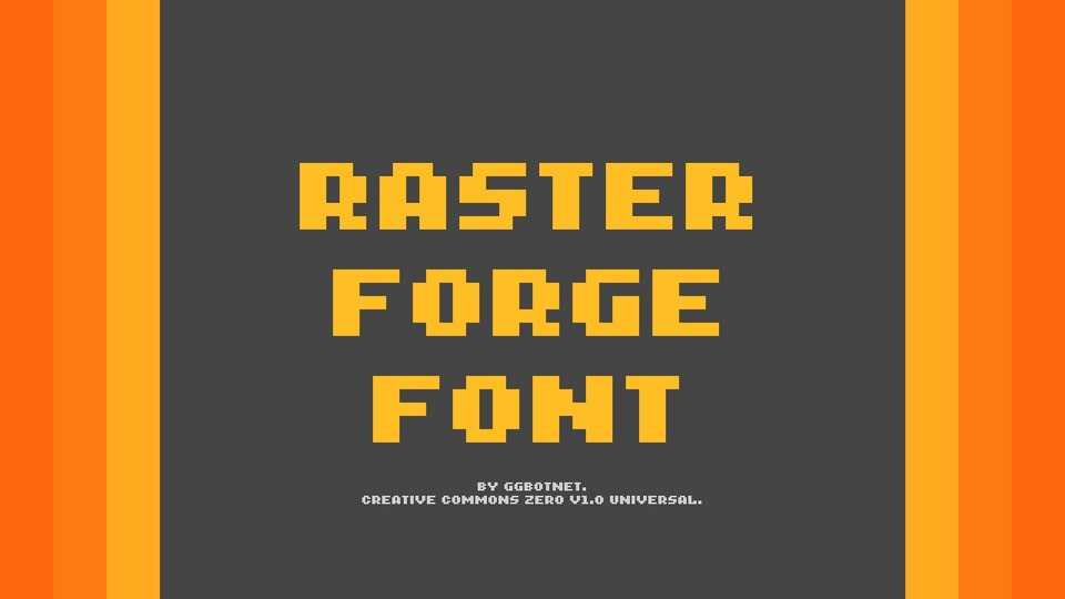 Raster Forge Font › Fontesk