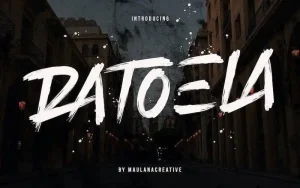 Ratoela Brush Font