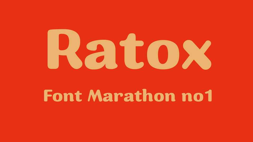Ratox Font › Fontesk