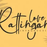 Rattingan Handwritten Font