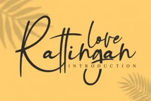 Rattingan Handwritten Font
