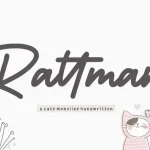Rattman Monoline Handwritten Font