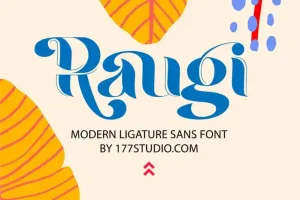Raugi - Ligature Sans Serif Font