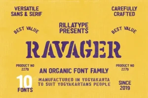 Ravager Display Font