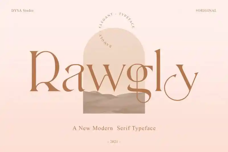Rawgly Serif Font
