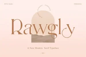 Rawgly Serif Font