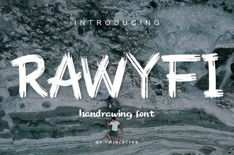 Rawyfi Brush Font