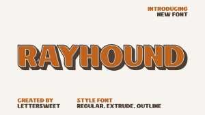 Rayhound Font › Fontesk