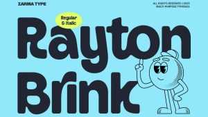 Rayton Brink Font › Fontesk