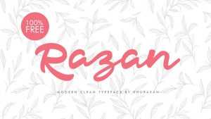 Razan Script Font › Fontesk