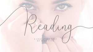 Reading Script Font › Fontesk