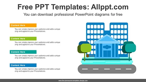 Real Estate Building PowerPoint Diagram
