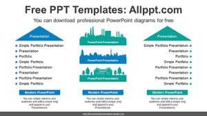 Real Estate Compare PowerPoint Diagram