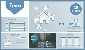 Real Estate House Ions PowerPoint Template
