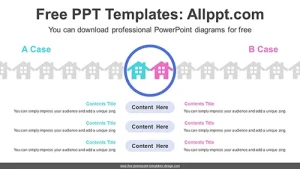Real Estate Magnifying Glass PPT Diagram