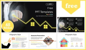 Real Estate Rise PowerPoint Templates