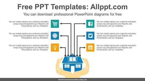 Real estate rising PowerPoint Diagram