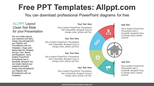 Real Estate Target PowerPoint Diagram