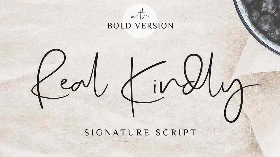 Real Kindly Script Font › Fontesk