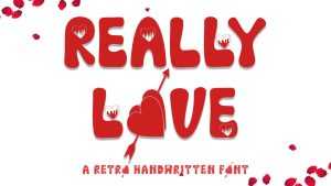 Really Love Font › Fontesk