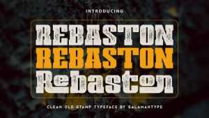 Rebaston Font › Fontesk