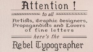 Rebel Typographer Font › Fontesk