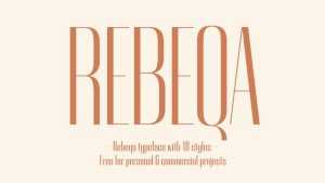 Rebeqa Font Family › Fontesk