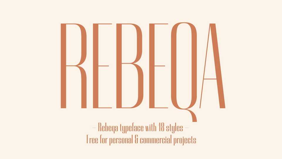 Rebeqa Font Family › Fontesk