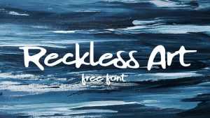 Reckless Art Font › Fontesk
